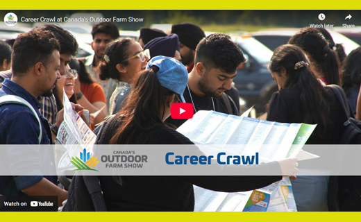 Join AgCareers at the Outdoor Farm Show Career Crawl in September